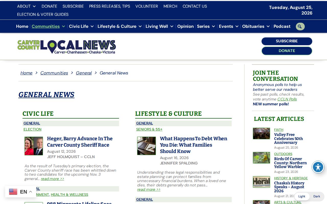 Carver County public-safety and arrest-record news source, Carver County Local News